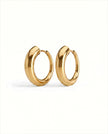 Nia Large Hoops | Gold Vermeil