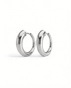Nia Large Hoops | Sterling Silver