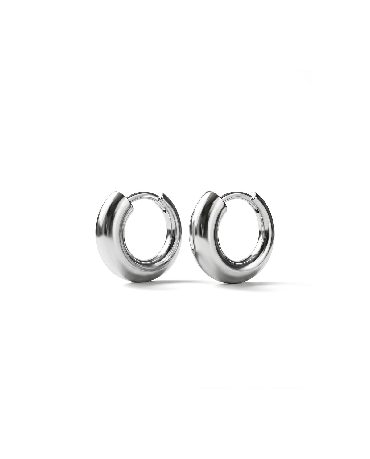 Nia Small Chunky Hoops | Sterling Silver