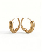 Nia Large Hoops | Gold Vermeil