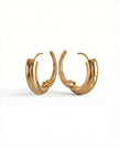 Nia Large Hoops | Gold Vermeil