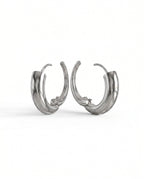 Nia Large Hoops | Sterling Silver