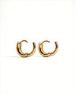 Nia Small Hoops | Gold Vermeil