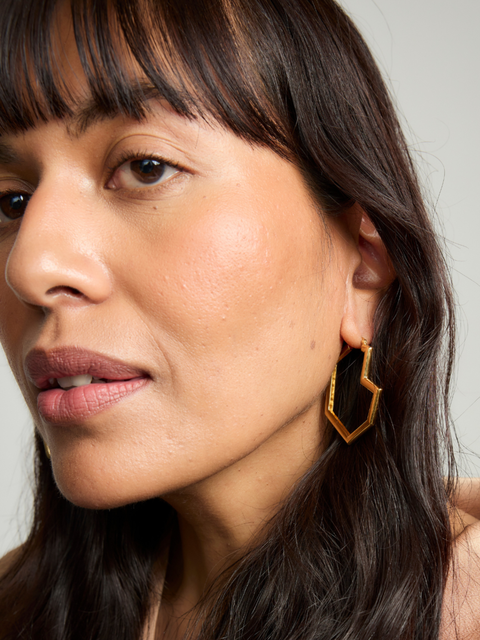 Gold Plated hoop earrings – Daryl | No More Nobody