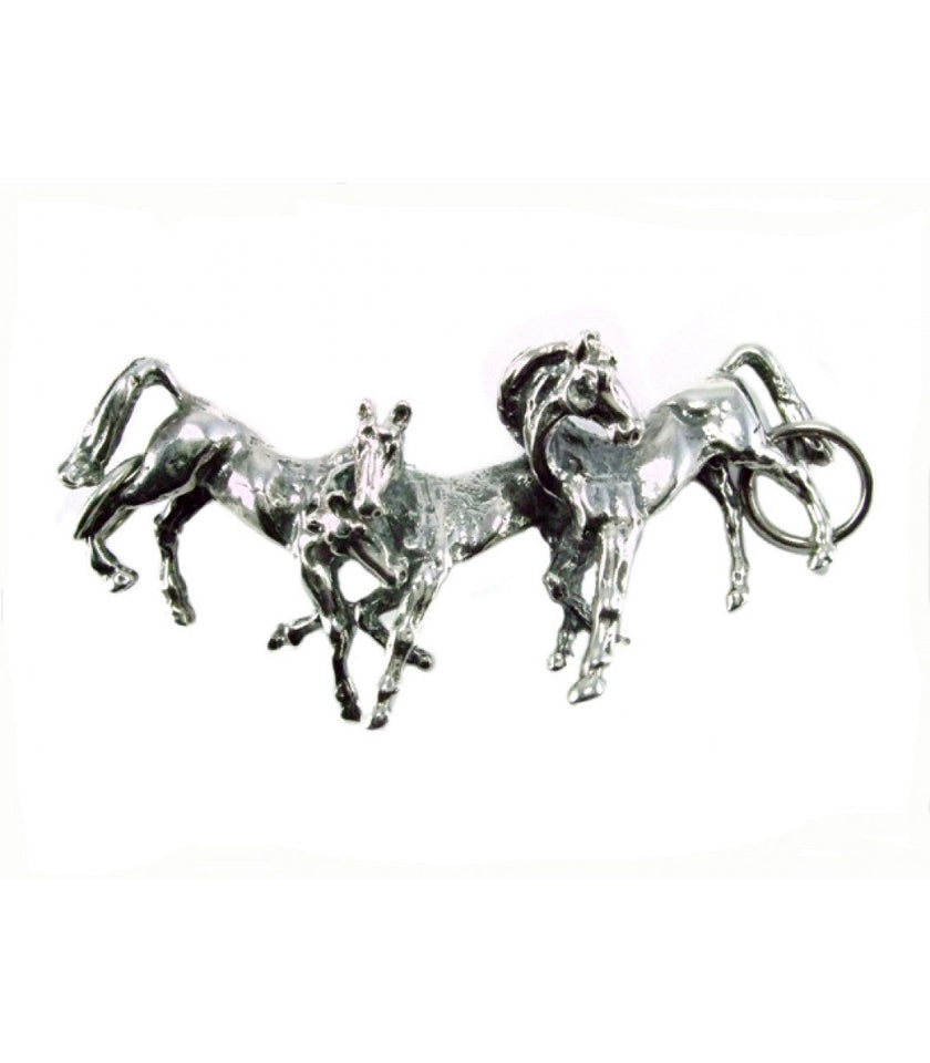 Silver Steed Herd Necklace
