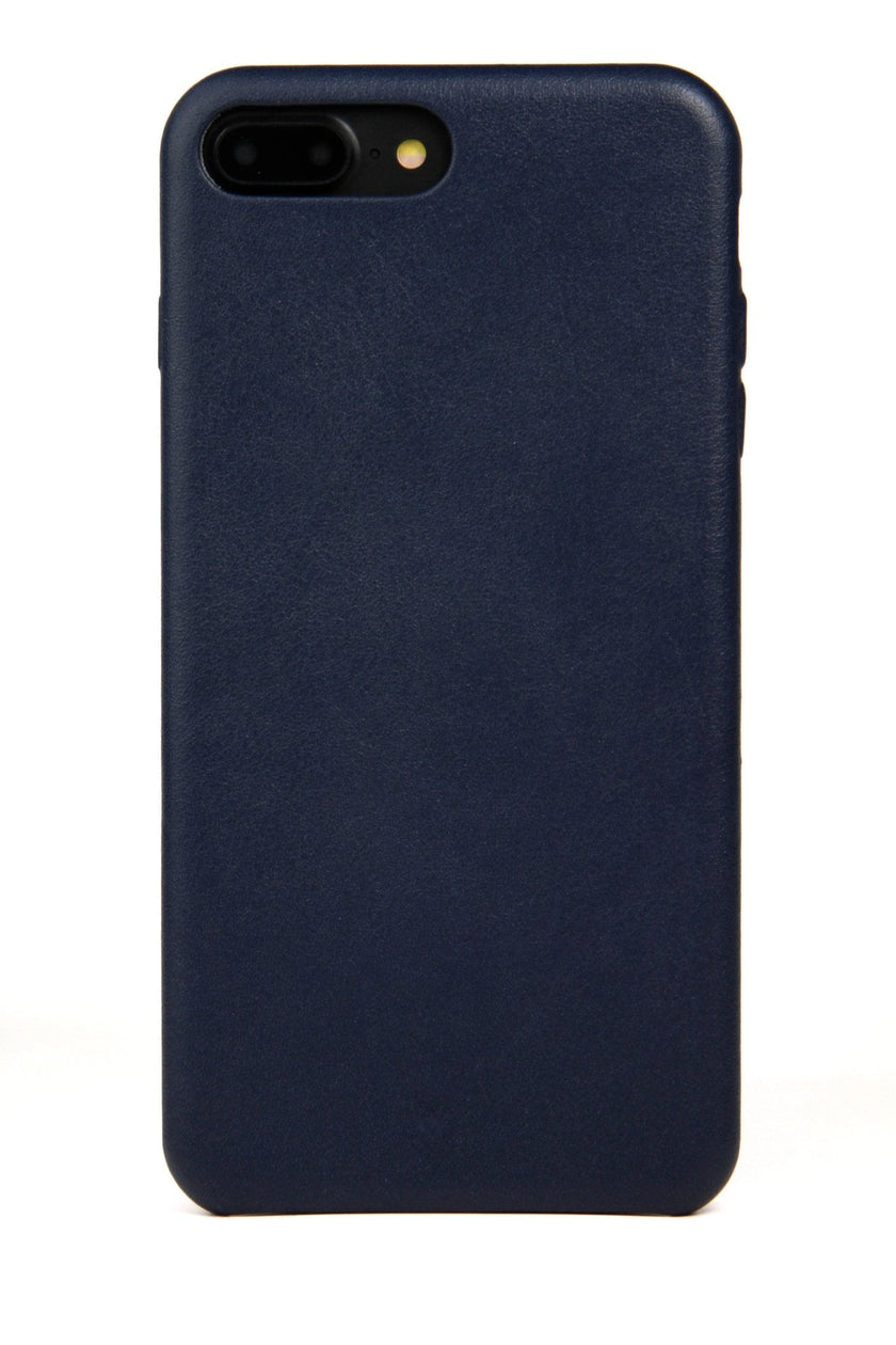 Funda para iPhone 7/8 Plus, piel azul marino