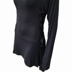 GOTHIC ELEGANCE - Black Widow Gothic Hooded Dress