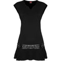 ROCK GÓTICO - Minivestido con tachuelas en la cintura Negro