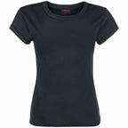 MODE URBAINE - T-shirt ras du cou à manches courtes pour filles