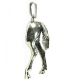 Silver Steed Hindquarters Silver Pendant