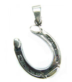 Silver Steed Detailed Horseshoe Pendant