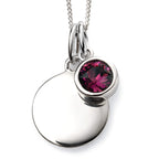 Crystal Birthstone Pendant