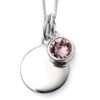Crystal Birthstone Pendant