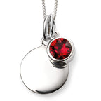 Crystal Birthstone Pendant