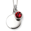 Crystal Birthstone Pendant
