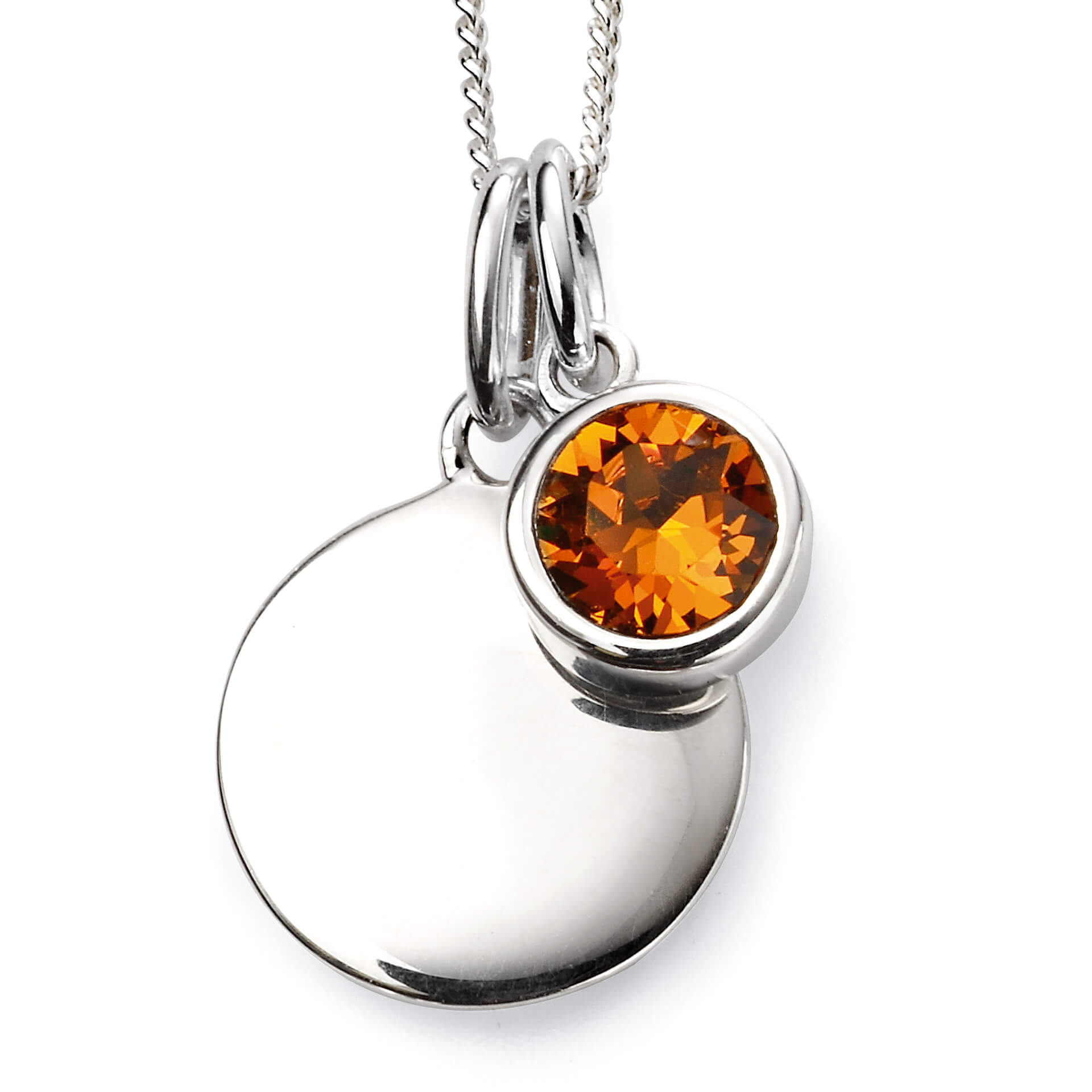 Crystal Birthstone Pendant