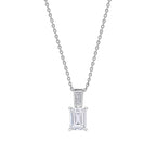 Diamonfire Emerald Cut Zirconia Pendant