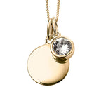 Crystal Birthstone Pendant
