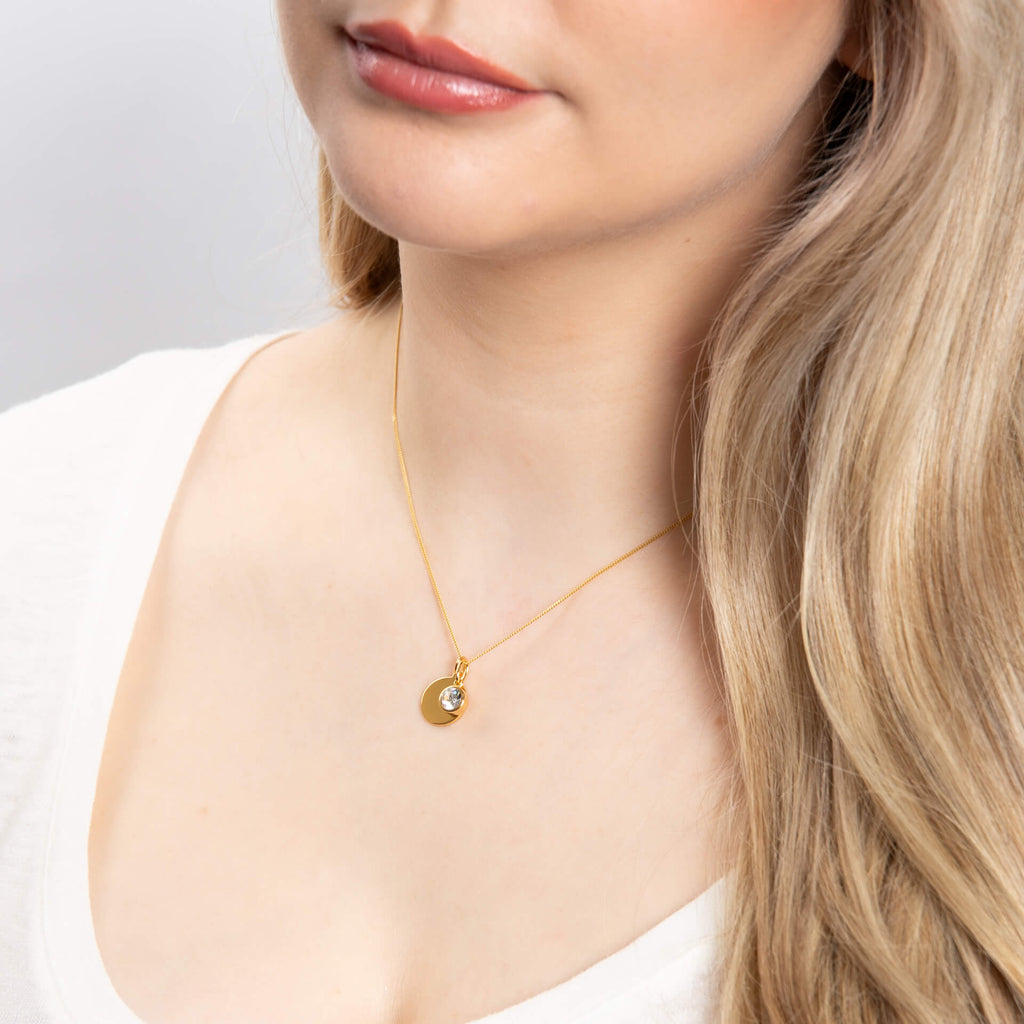 Crystal Birthstone Pendant