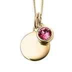 Crystal Birthstone Pendant