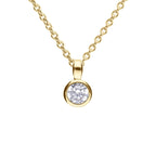 Diamonfire Bezel Set Carat Pendant