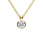 Diamonfire Bezel Set Carat Pendant