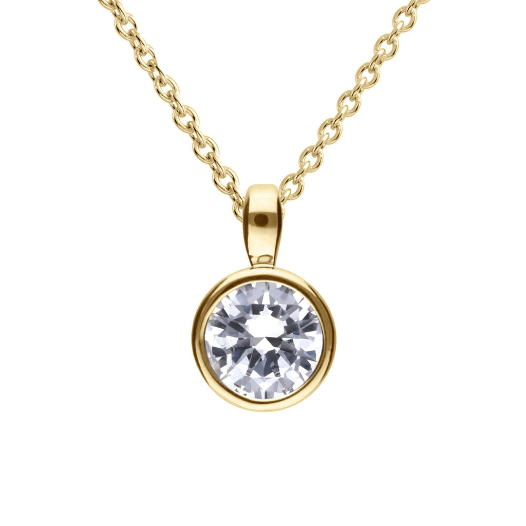 Diamonfire Bezel Set Carat Pendant
