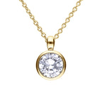 Diamonfire Bezel Set Carat Pendant