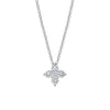 Diamonfire Zirconia Cluster Flower Pendant