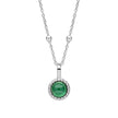 Beginnings Milgrain Semi-Precious Cabochon Birthstone Pendant