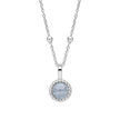 Beginnings Milgrain Semi-Precious Cabochon Birthstone Pendant