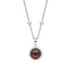 Beginnings Milgrain Semi-Precious Cabochon Birthstone Pendant