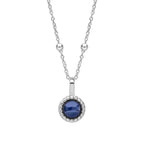 Beginnings Milgrain Semi-Precious Cabochon Birthstone Pendant