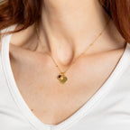 Beginnings Milgrain Semi-Precious Cabochon Birthstone Necklace