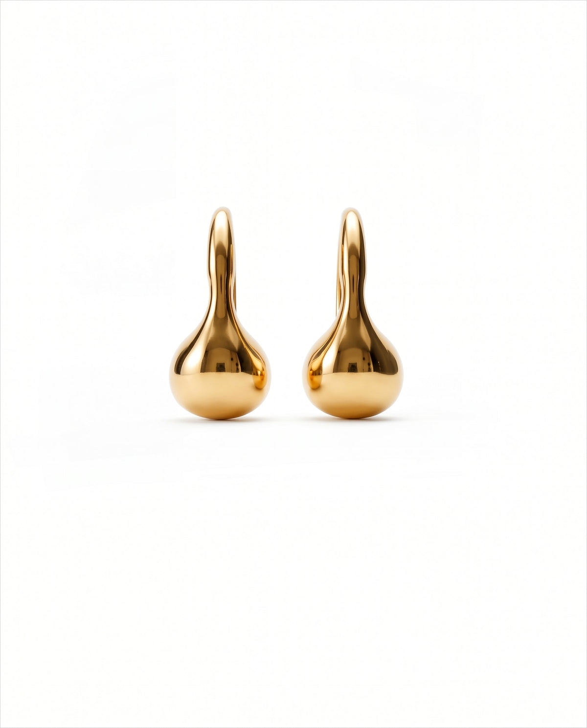 Pea Hoops | Gold Vermeil