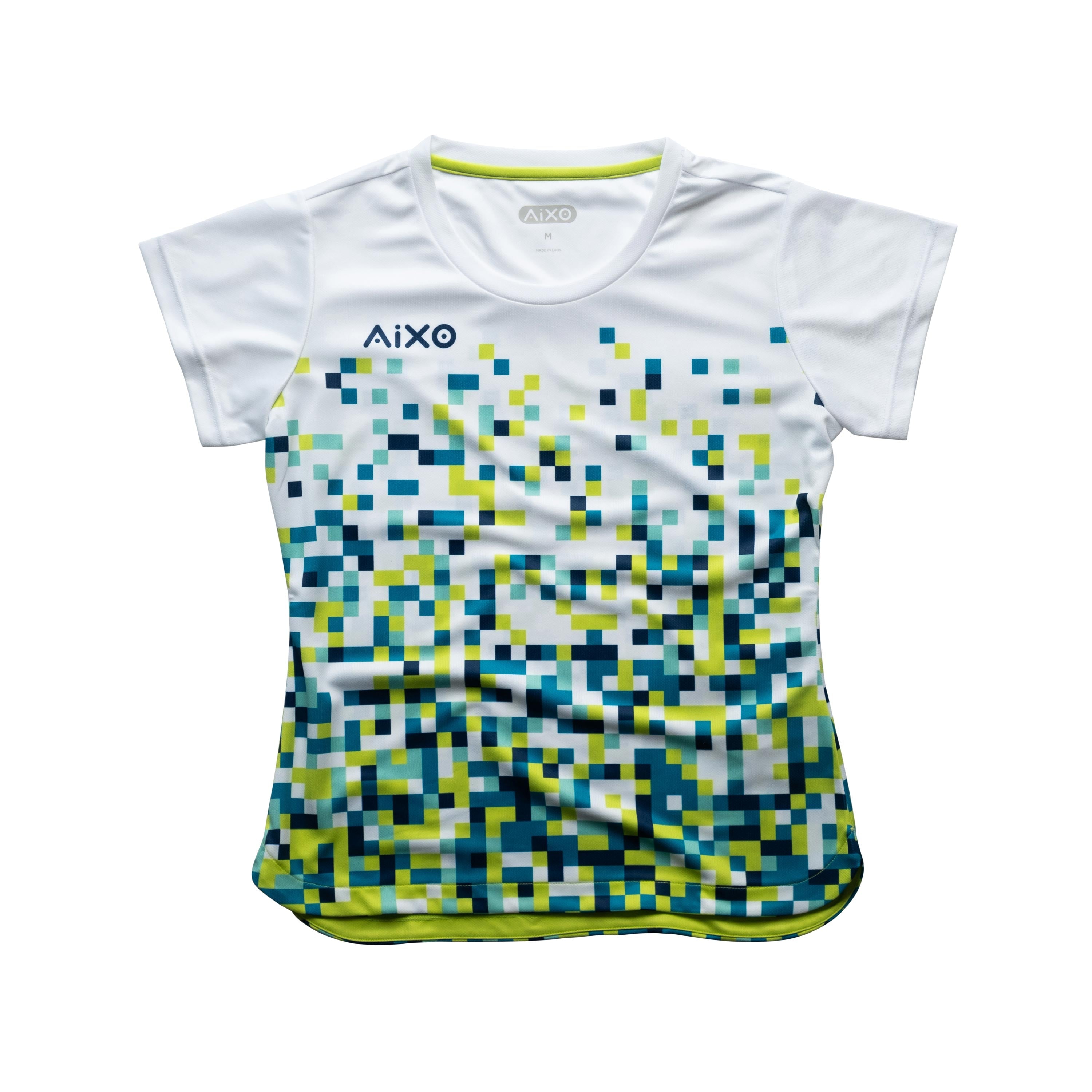 Aixo Pixel Womens Top Green