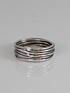 925 Silver Wired Band – Handmade Ring for Him or Her