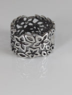 Silver Steed Filigree Ring 2