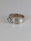 Silver Steed Silver Zirconia Band