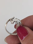 Silver Steed Lizard Ring