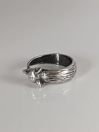 925 Silver Fox Ring 2 – Elegant Animal-Inspired Jewellery for Her or Him