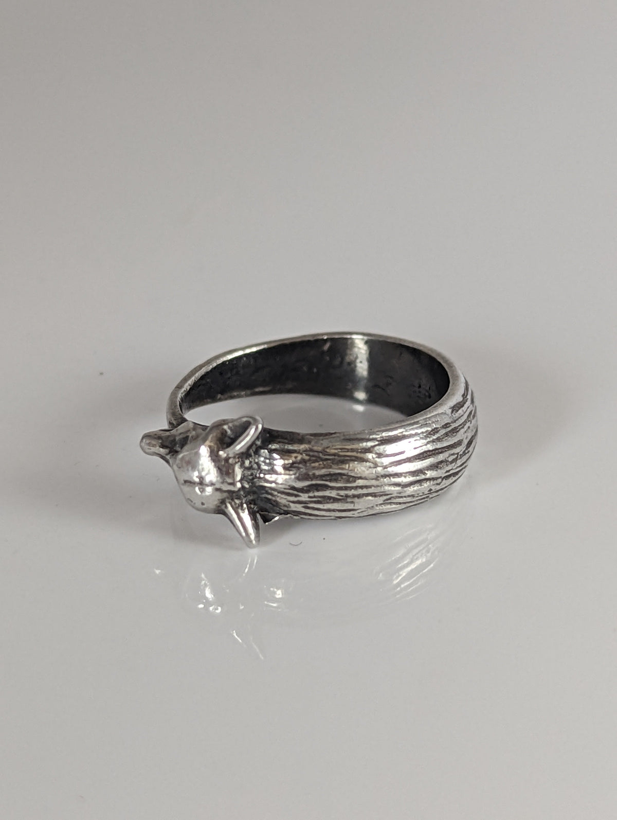 925 Silver Fox Ring 2 – Elegant Animal-Inspired Jewellery for Her or Him