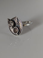 Silver Steed Tea Tray Silver Ring