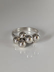Silver Steed Jiggly Balls Silver Ring
