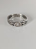Silver Steed Silver Zirconia Antique Ring