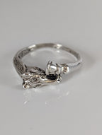 925 Silver Horse Head & Hoof Ring – Equestrian Gift for Him or Her