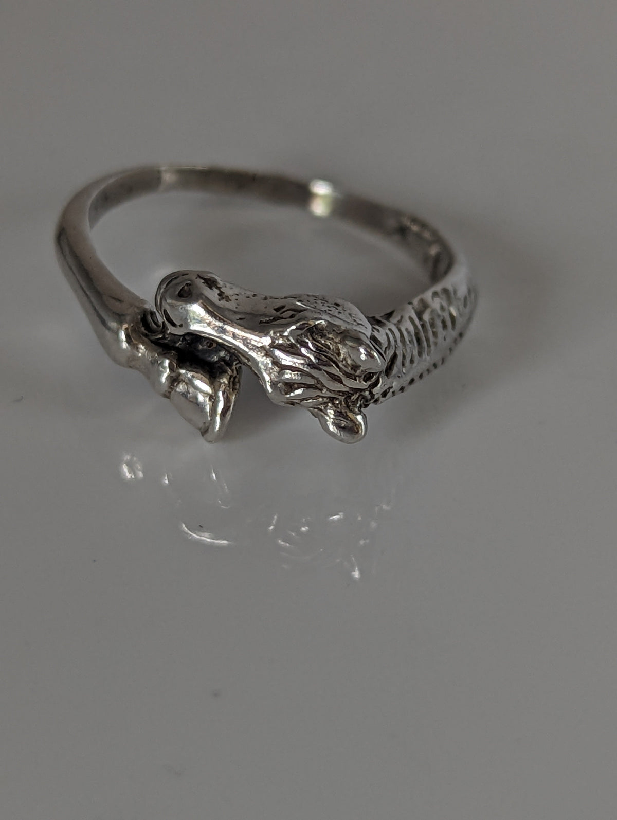 925 Silver Horse Head & Hoof Ring – Equestrian Gift for Him or Her