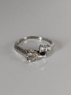 925 Silver Horse Head & Hoof Ring – Equestrian Gift for Him or Her