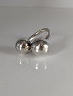 Silver Steed Extra Large Balls One Size Ring