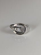 925 Silver Horseshoe Ring – Equestrian Symbol & Gift for Him or Her